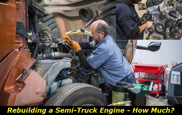 rebuilding a semi-truck engine